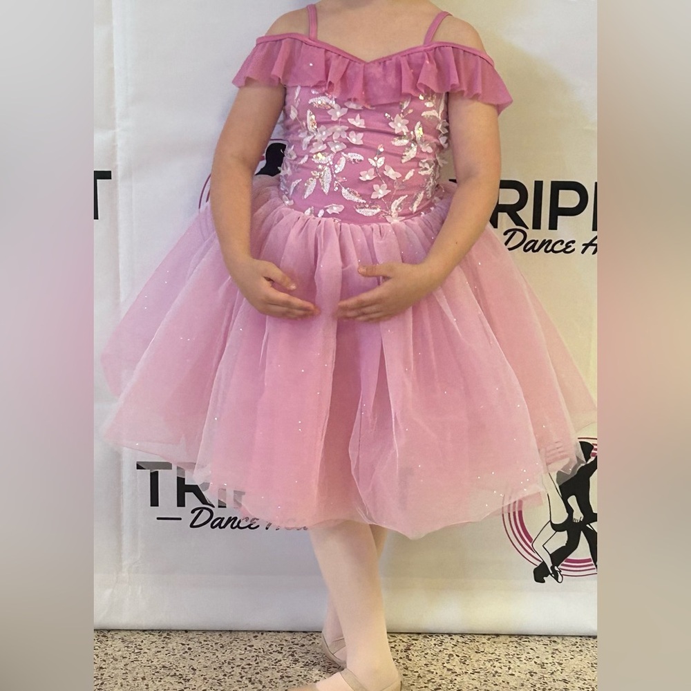 Pink Floral Kids Costume